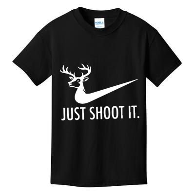 Just Shoot It Deer Hunting Kids T-Shirt