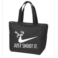 Just Shoot It Deer Hunting Zip Tote Bag