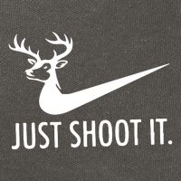 Just Shoot It Deer Hunting Cotton Canvas Backpack