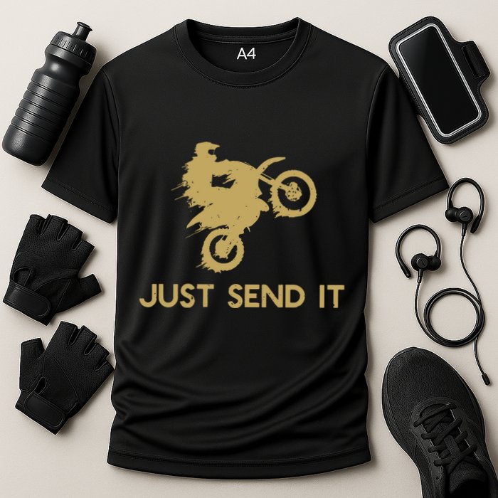 Just Send It Motocross Performance Shirt