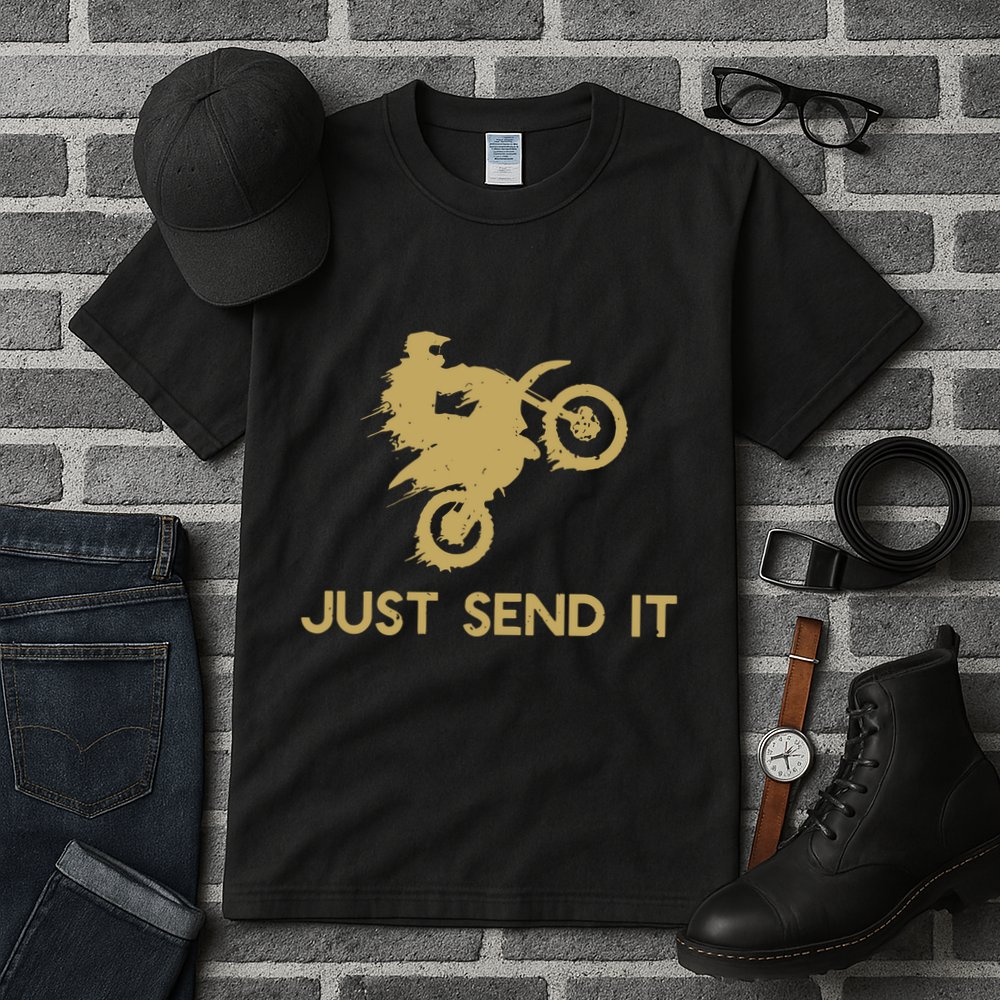Just Send It Motocross Tall T-Shirt