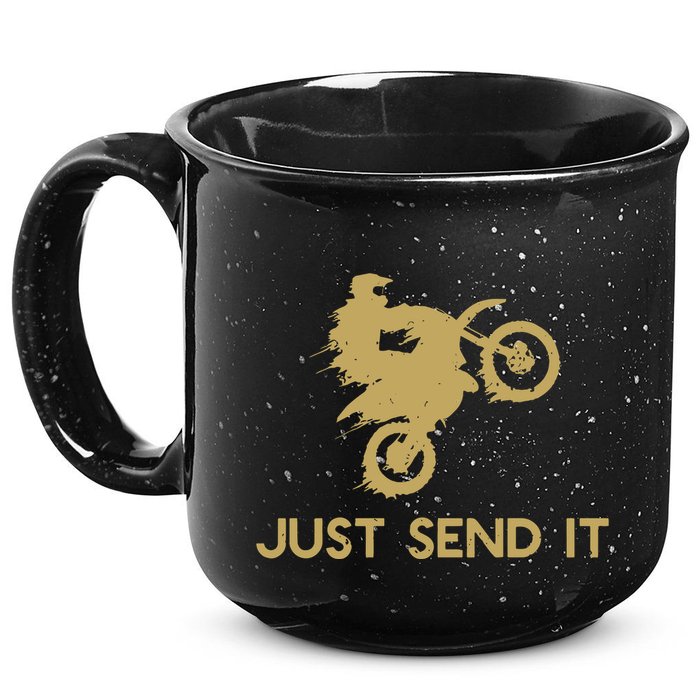 Just Send It Motocross 15oz Campfire Ceramic Mug