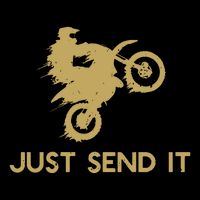 Just Send It Motocross 16 in Basic Backpack