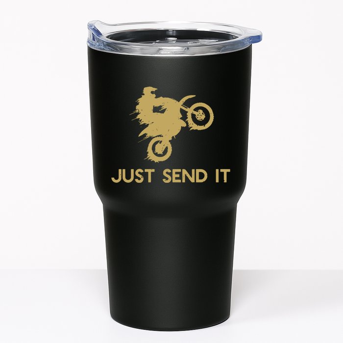 Just Send It Motocross Tumbler
