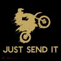 Just Send It Motocross Poster