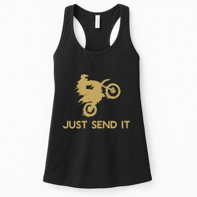 Just Send It Motocross Womens Tank Top