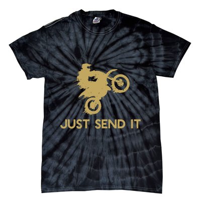 Just Send It Motocross Tie-Dye T-Shirt