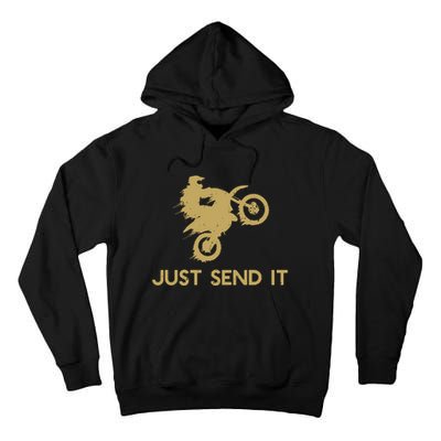Just Send It Motocross Tall Hoodie