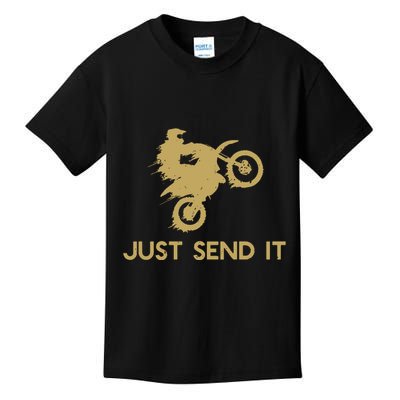 Just Send It Motocross Kids T-Shirt