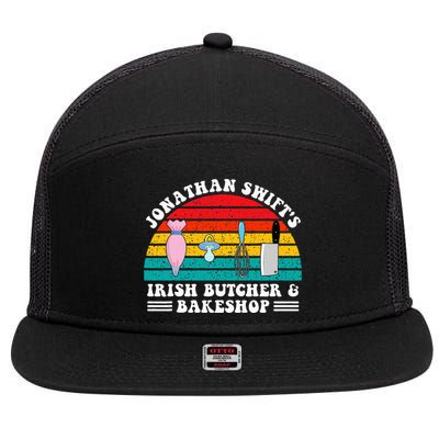 Jonathan SwiftS Irish Butcher & Bakeshop 7 Panel Mesh Trucker Snapback Hat