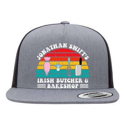 Jonathan SwiftS Irish Butcher & Bakeshop Flat Bill Trucker Hat