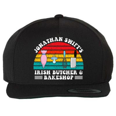 Jonathan SwiftS Irish Butcher & Bakeshop Wool Snapback Cap