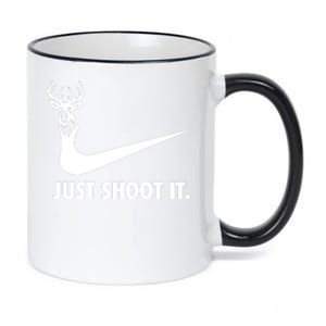 Just Shoot It. Hunting Season 11oz Black Color Changing Mug