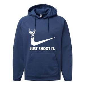 Just Shoot It. Hunting Season Performance Fleece Hoodie