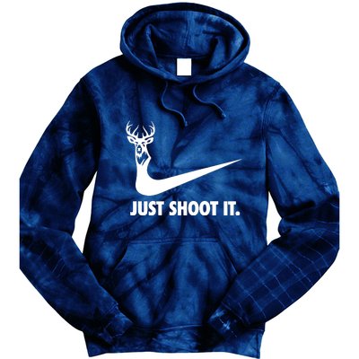 Just Shoot It. Hunting Season Tie Dye Hoodie