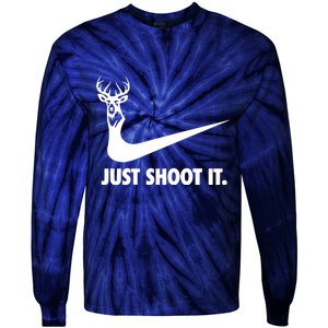 Just Shoot It. Hunting Season Tie-Dye Long Sleeve Shirt