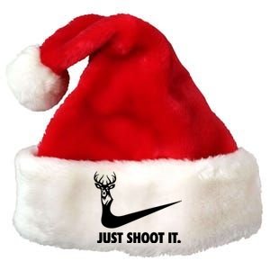 Just Shoot It. Hunting Season Premium Christmas Santa Hat