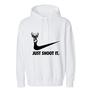 Just Shoot It. Hunting Season Garment-Dyed Fleece Hoodie