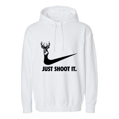 Just Shoot It. Hunting Season Garment-Dyed Fleece Hoodie