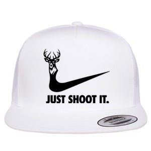 Just Shoot It. Hunting Season Flat Bill Trucker Hat