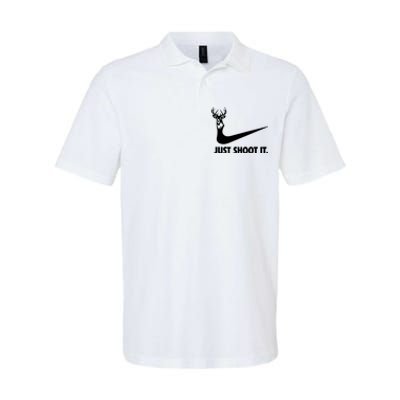 Just Shoot It. Hunting Season Softstyle Adult Sport Polo