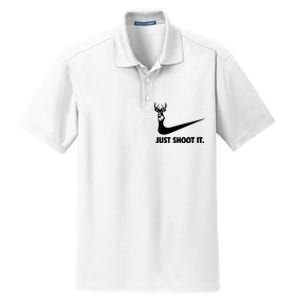 Just Shoot It. Hunting Season Dry Zone Grid Polo