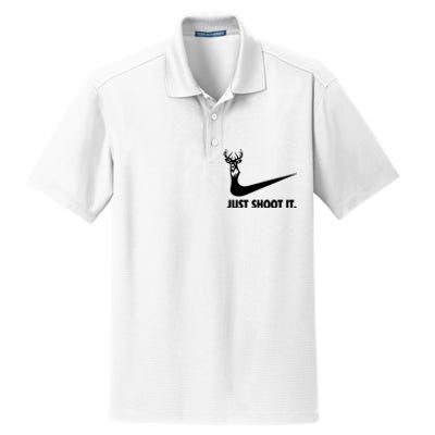 Just Shoot It. Hunting Season Dry Zone Grid Polo