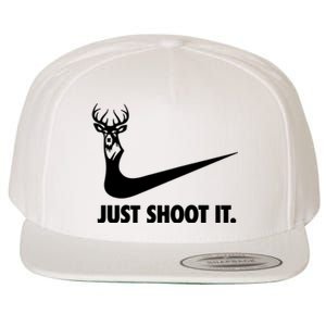 Just Shoot It. Hunting Season Wool Snapback Cap