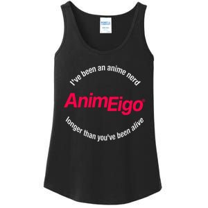 Justin Sevakis IVe Been An Anime Nerd Animeigo Longer Than YouVe Been Alive Ho Ladies Essential Tank