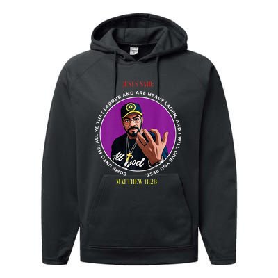 Jesus Said It Performance Fleece Hoodie