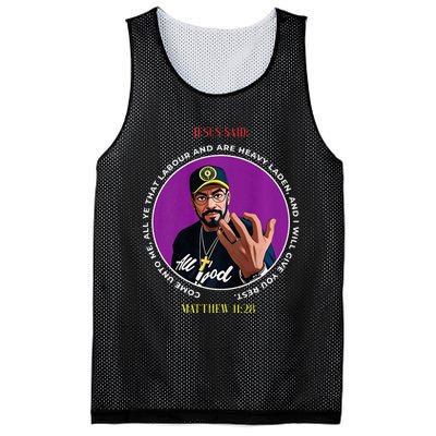 Jesus Said It Mesh Reversible Basketball Jersey Tank