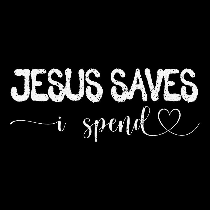 Jesus Saves I Spend Backpack