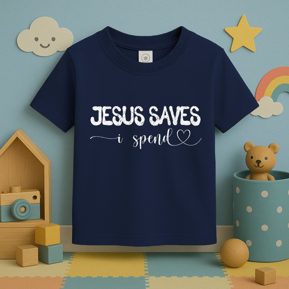 Jesus Saves I Spend Toddler T-Shirt