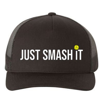 Just Smash It Pickleball for Pickleballplayer Yupoong Adult 5-Panel Trucker Hat