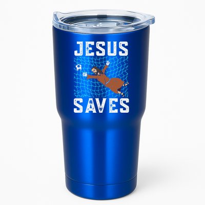 Jesus Saves I Christian Faith I Jesus Soccer Goalkeeper Tumbler