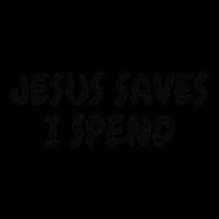 Jesus Saves I Spend Funny Christian Cooling Performance Crew T-Shirt