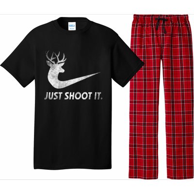 Just Shoot It Funny Deer Hunting Pajama Set