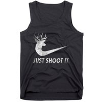 Just Shoot It Funny Deer Hunting Tank Top