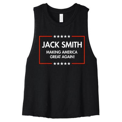 Jack Smith Is Making America Great Again Women's Racerback Cropped Tank