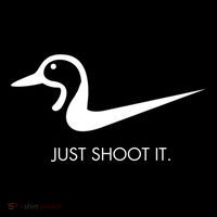 Just Shoot It Duck Hunting Design Great Gift 7-Panel Snapback Hat