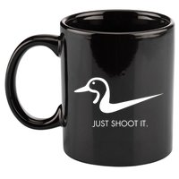 Just Shoot It Duck Hunting Design Great Gift 11oz C Handle Ceramic Mug