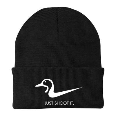 Just Shoot It Duck Hunting Design Great Gift Beanie