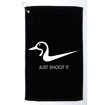 Just Shoot It Duck Hunting Design Great Gift Golf Towel