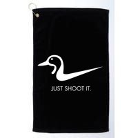 Just Shoot It Duck Hunting Design Great Gift Golf Towel