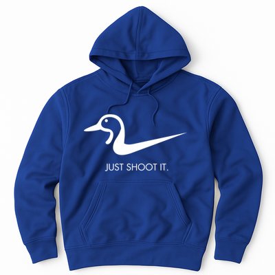 Just Shoot It Duck Hunting Design Great Gift Hoodie