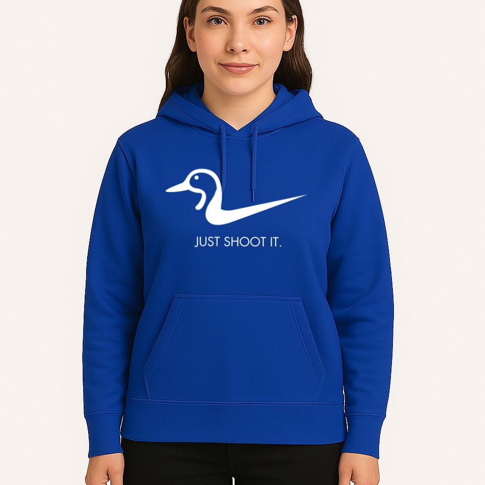 Just Shoot It Duck Hunting Design Great Gift Hoodie