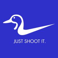 Just Shoot It Duck Hunting Design Great Gift Button