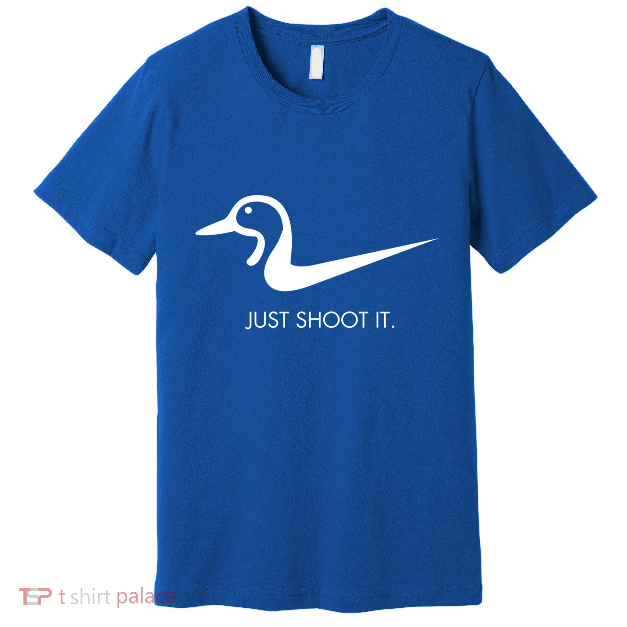 Just Shoot It Duck Hunting Design Great Gift Premium T-Shirt