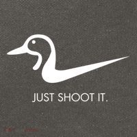 Just Shoot It Duck Hunting Design Great Gift Cotton Canvas Backpack