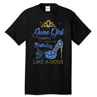 June Stepping Into My Birthday Gift for Gemini Wo Tall T-Shirt